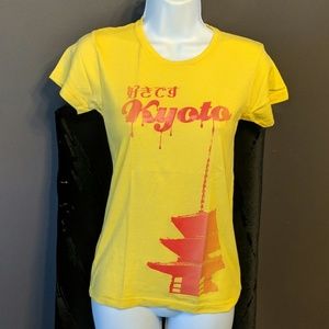 Urban Outfitters Yellow Kyoto Babydoll T-Shirt